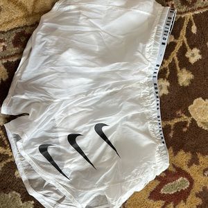 Nike White Athletic Shorts